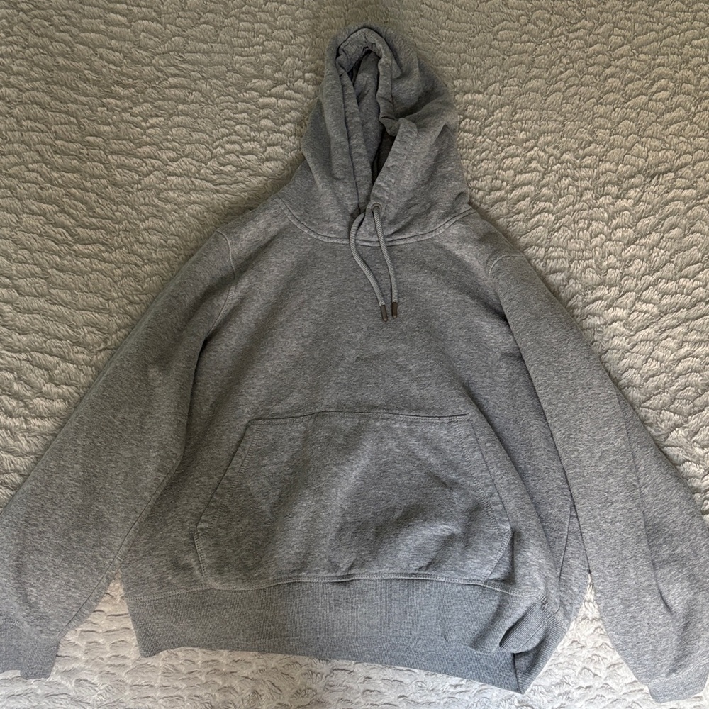 Woman’s Gray Hoodie Sweater
